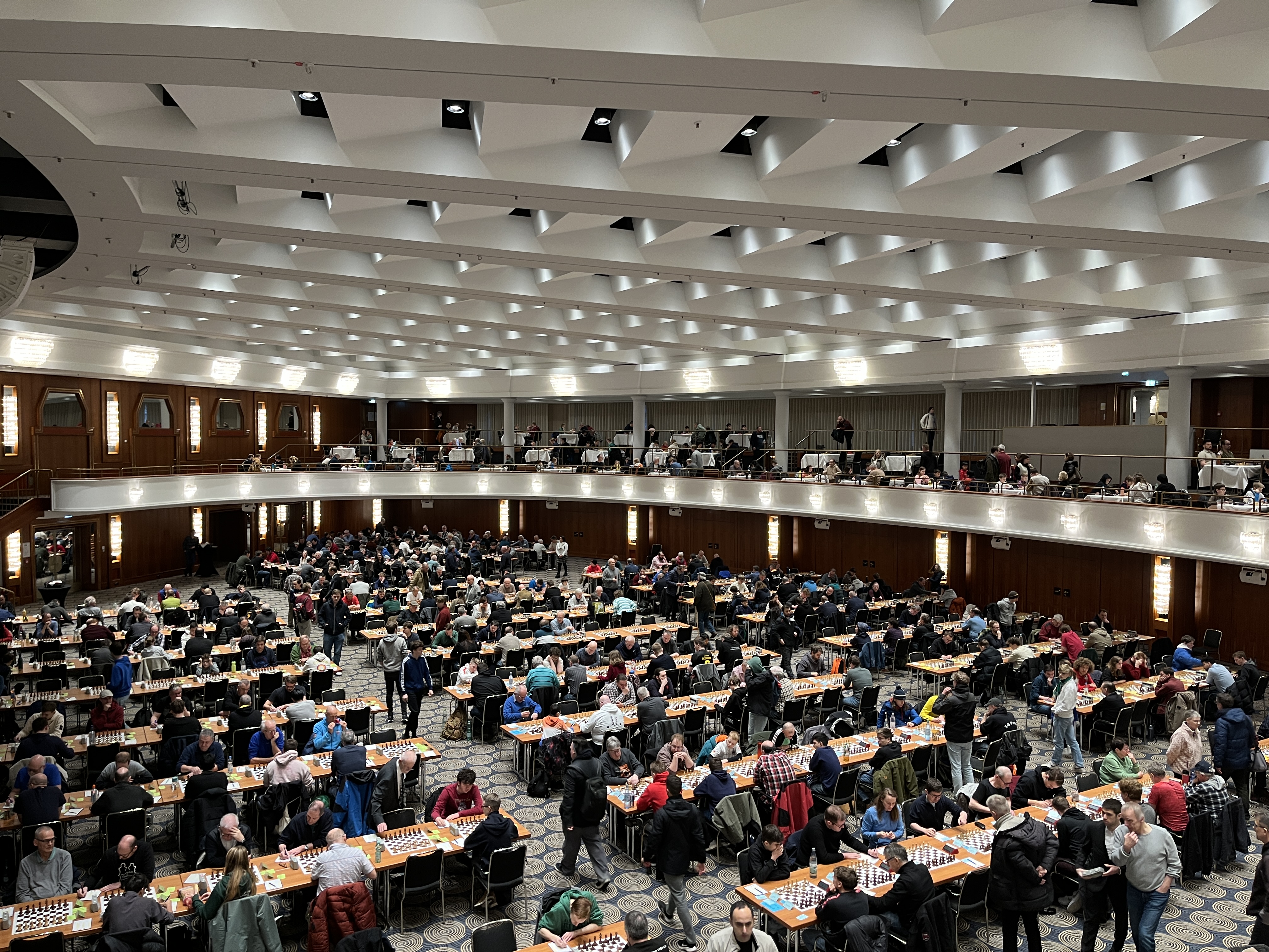 Ein Bild des Spielsaals bei der DSAM in Bonn