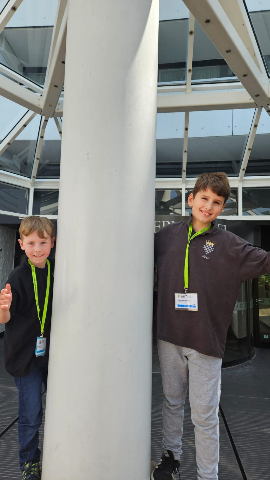 Ein Bild von Max und Alexander bei der Deutschen Meisterschaft
