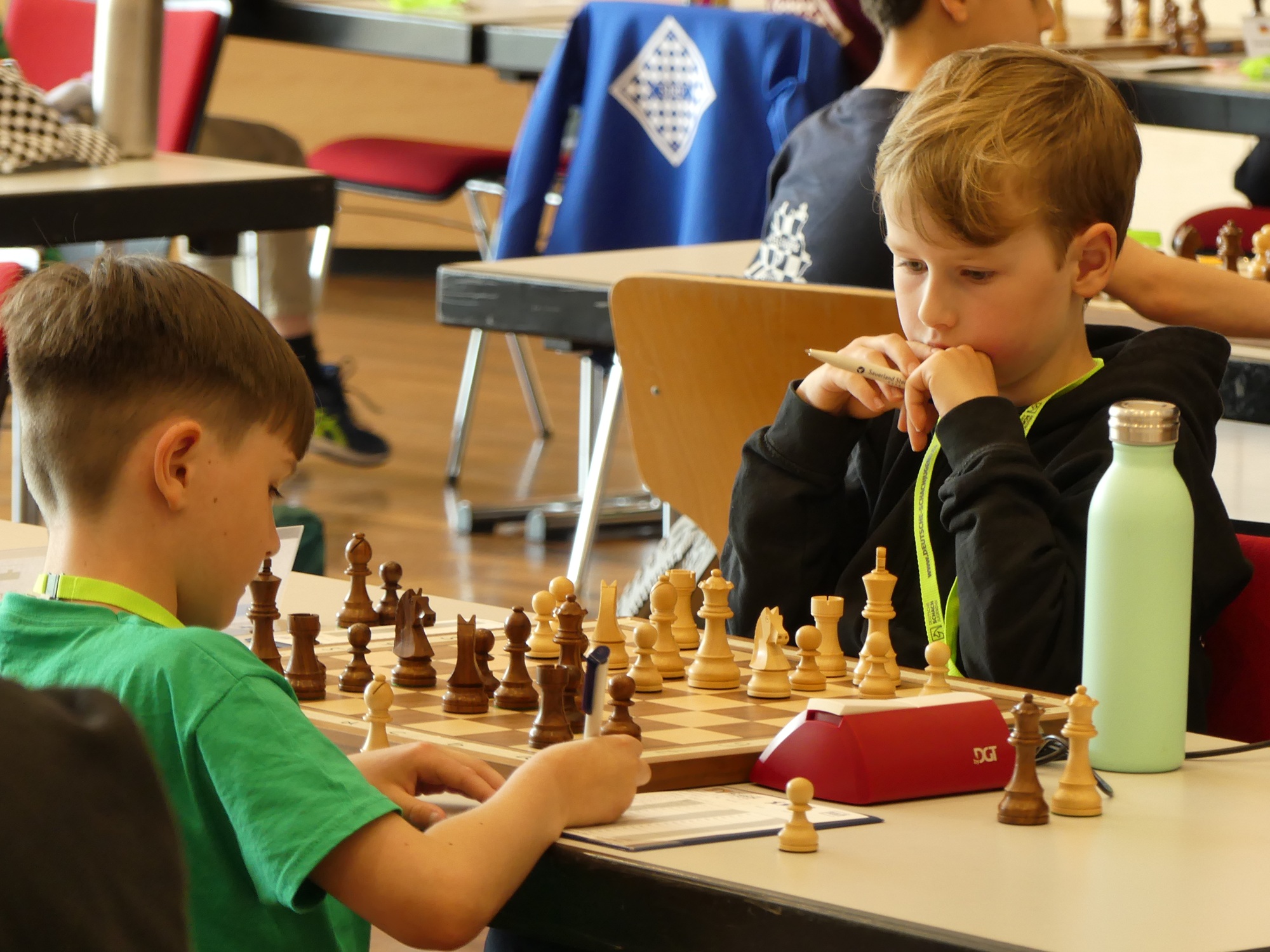 Ein Bild von Max bei der Deutschen U8-Meisterschaft