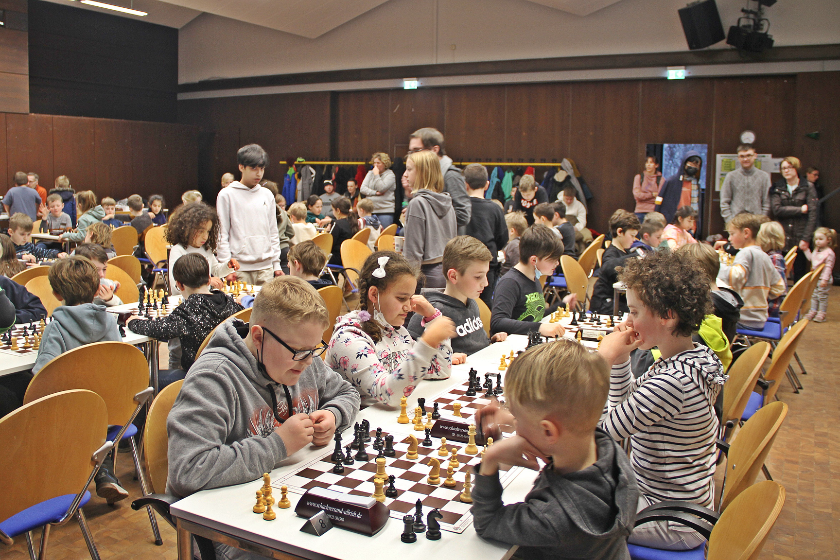 Bild von Spielerinnen und Spielern bei den Grundschulmeisterschaften 2023.