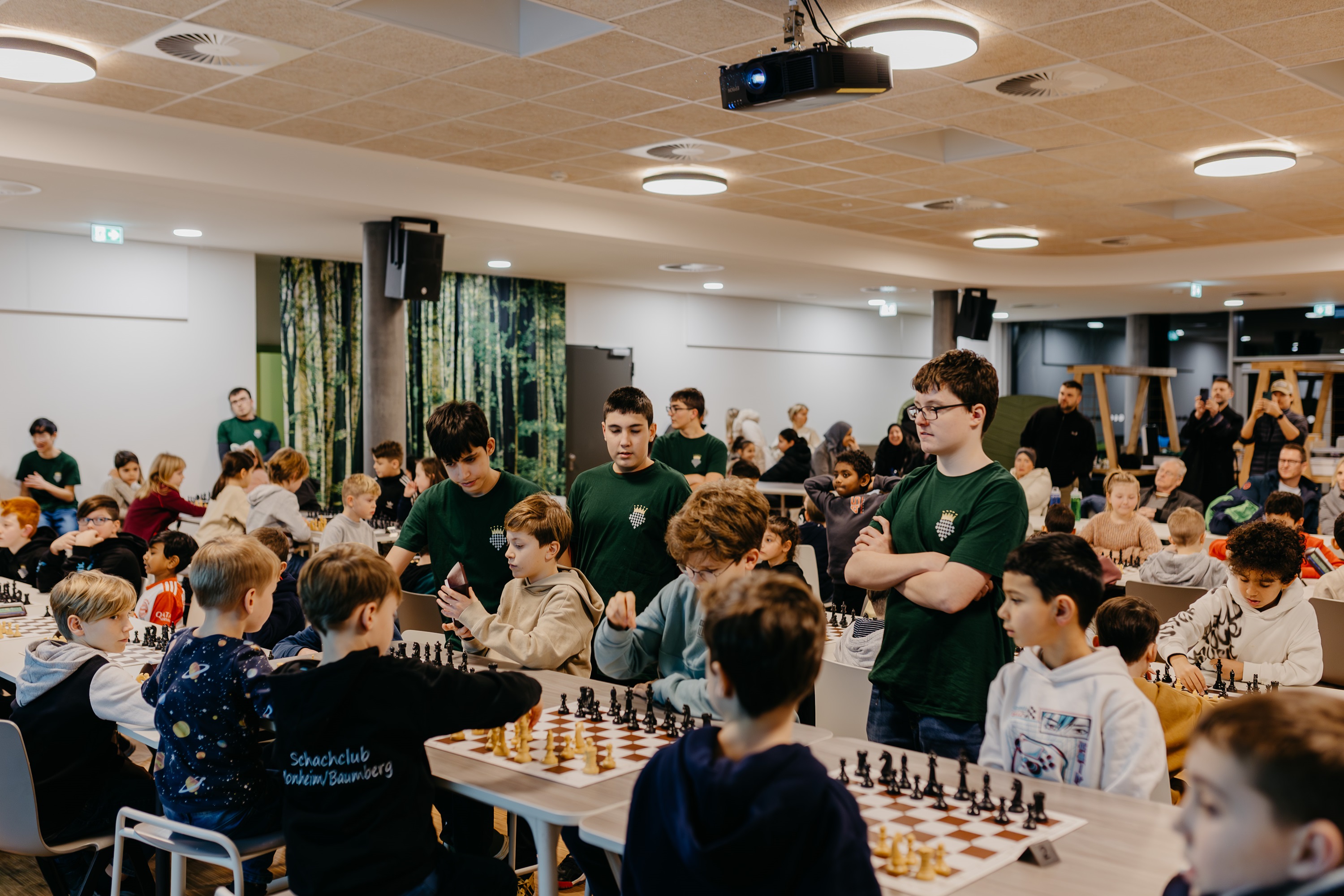 Ein Bild vom Spielbetrieb bei den Grundschulmeisterschaften.